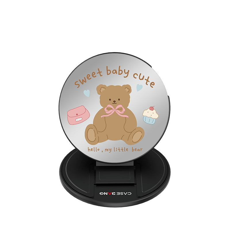 Mirror Little Bear Magsafe Grip Stand - CaseBangMagsafe Grip StandCaseBangBack Cover