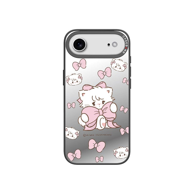 Mikko イラスト Mousse & Ribbon Bow For iPhone 16 Pro Max – CaseBang
