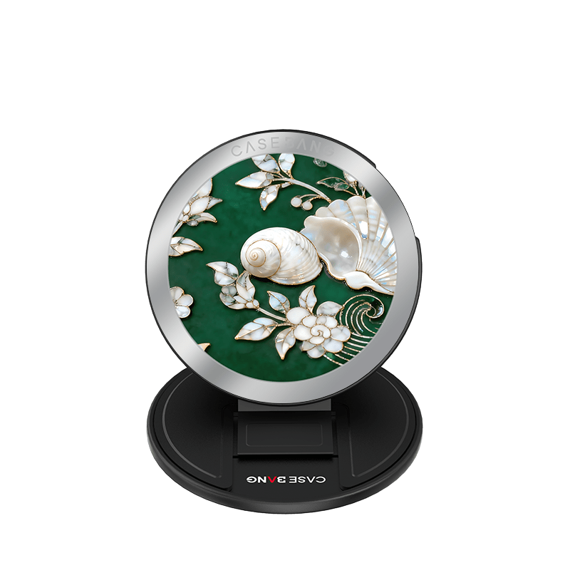 Only This Green Magnetic Grip Stand - CaseBangMagsafe Grip StandCaseBangBase Stand+ Back Cover