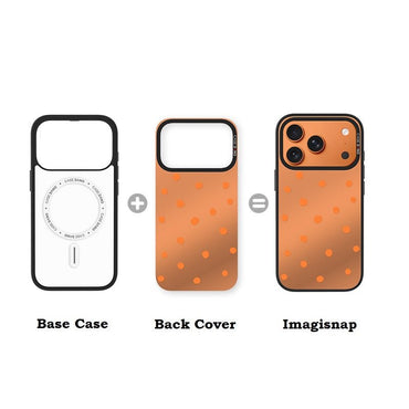 Orange Polka Dots Imagisnap - CaseBangImagisnapCaseBangiPhone 17 Pro MaxBack Cover