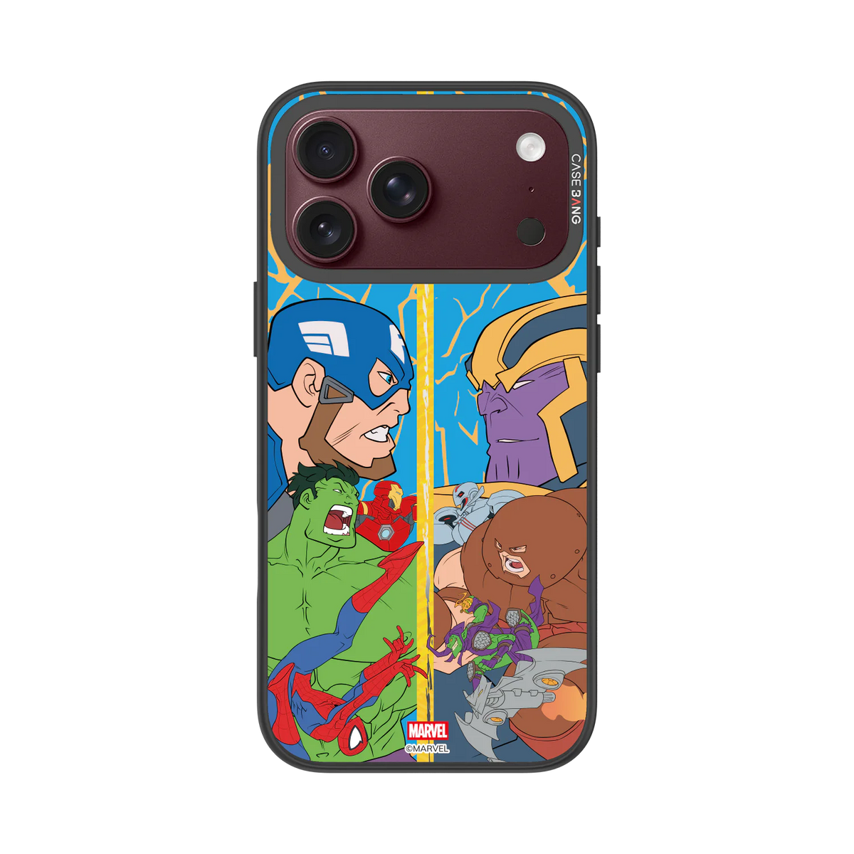 Avengers Battle Snap-On Phone Case — iPhone 18 Pro Max — Complete Case Set