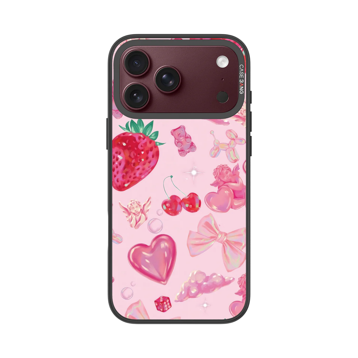 Vintage Strawberry Snap-On Phone Case — iPhone 18 Pro Max — Complete Case Set