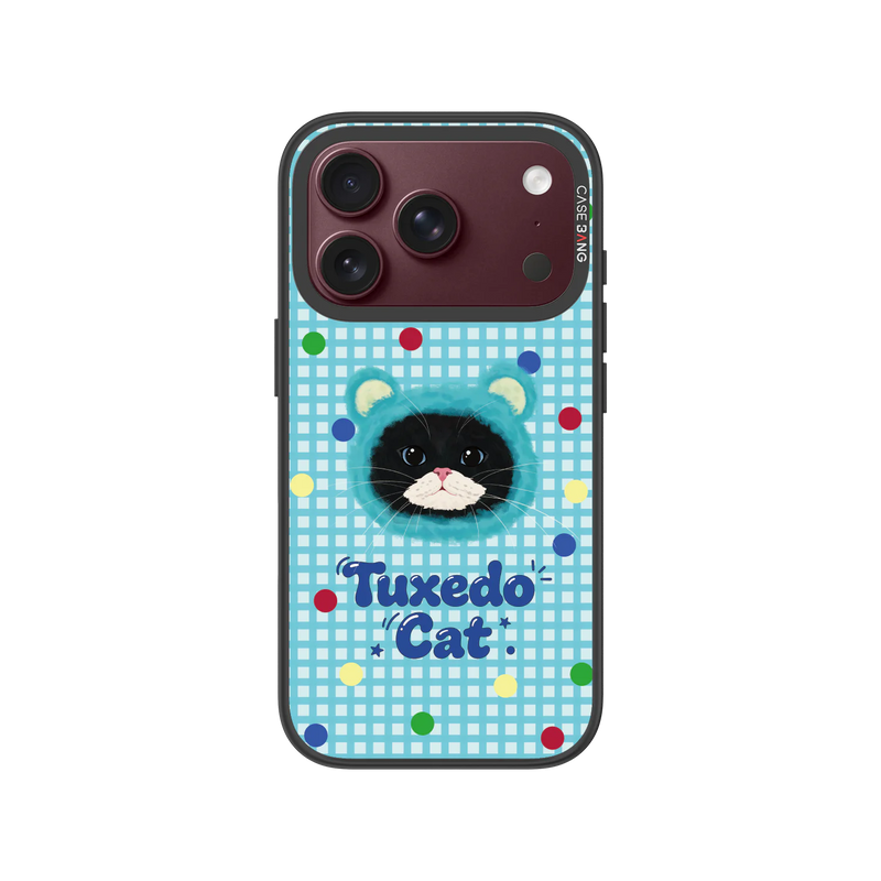 Dotty Tuxedo Snap-On Phone Case — iPhone 18 Pro — Complete Case Set