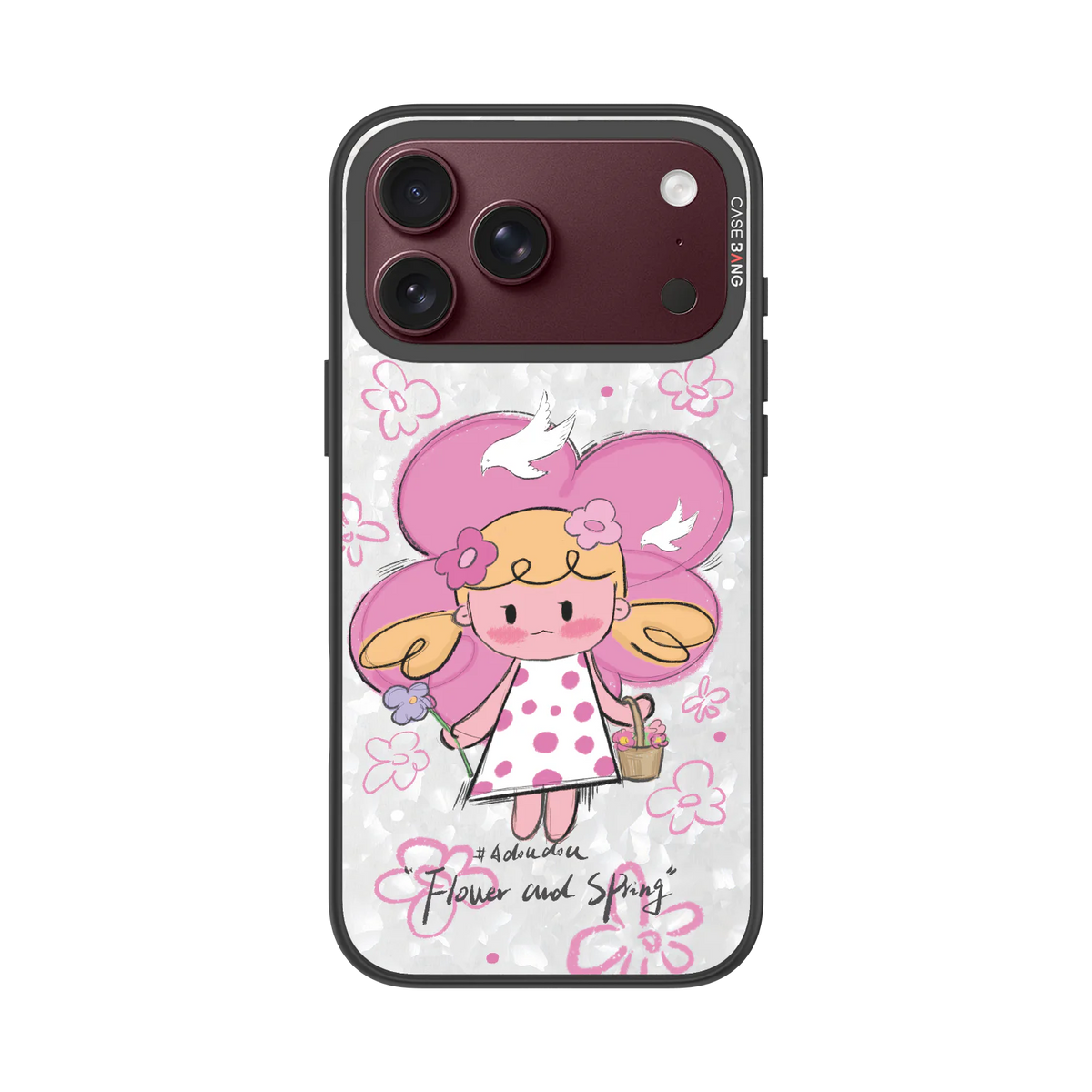 Flower and Spring Snap-On Phone Case — iPhone 18 Pro Max — Complete Case Set