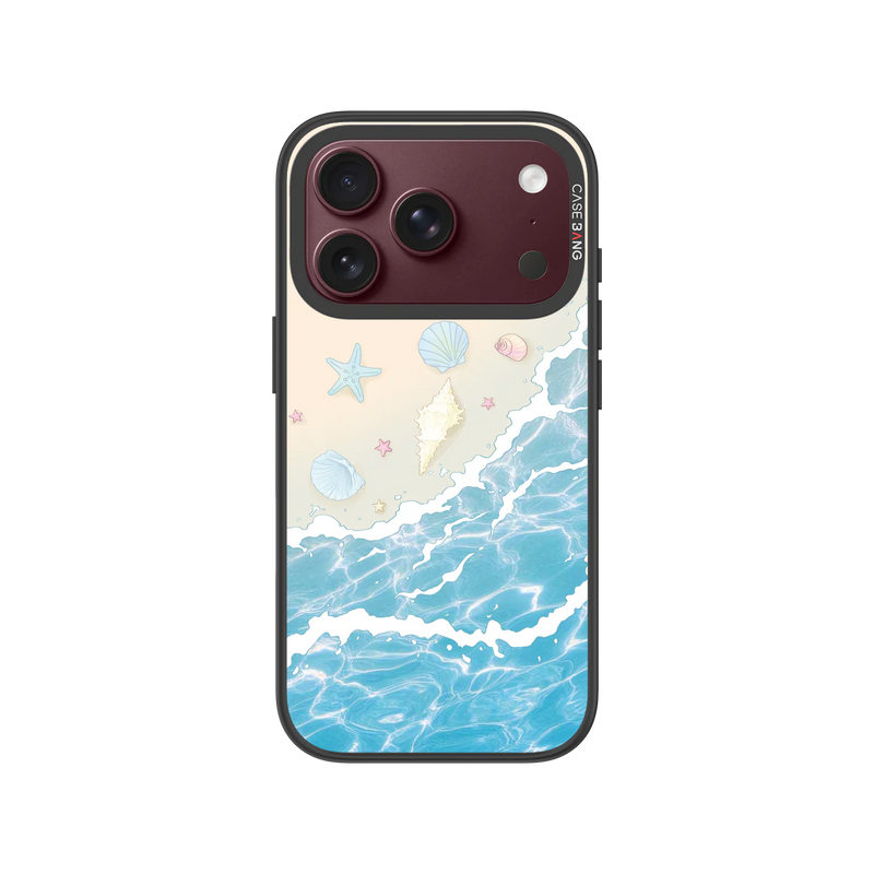 Ocean Waves Snap-On Phone Case — iPhone 18 Pro — Complete Case Set
