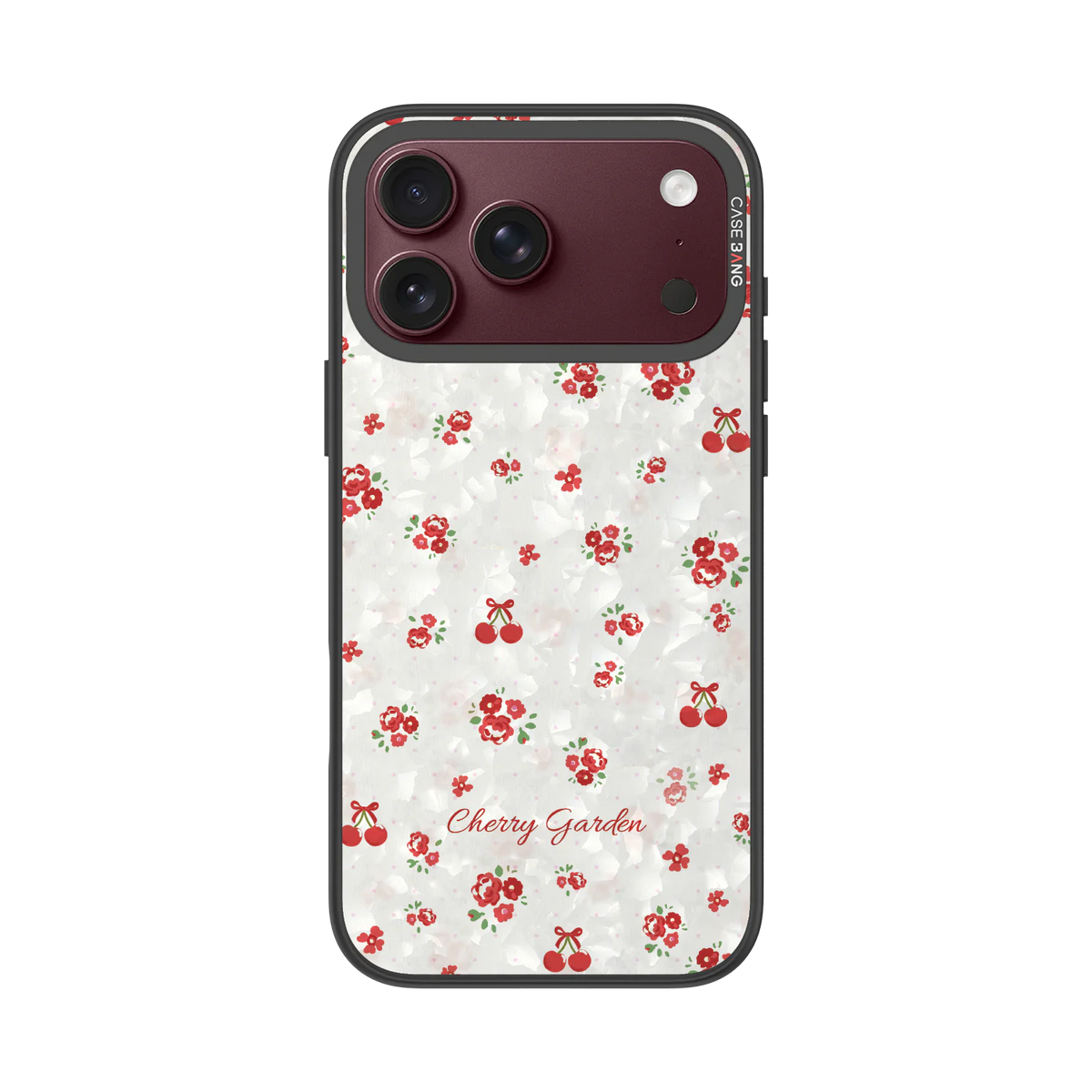 Cherry Garden Snap-On Phone Case — iPhone 18 Pro Max — Complete Case Set