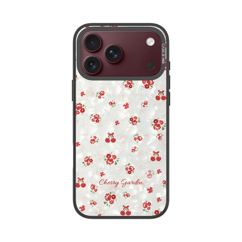 Cherry Garden Snap-On Phone Case — iPhone 18 Pro Max — Complete Case Set