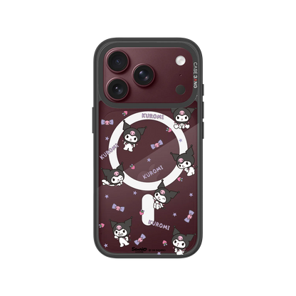 Kuromi Confetti Snap-On Phone Case — iPhone 18 Pro — Complete Case Set