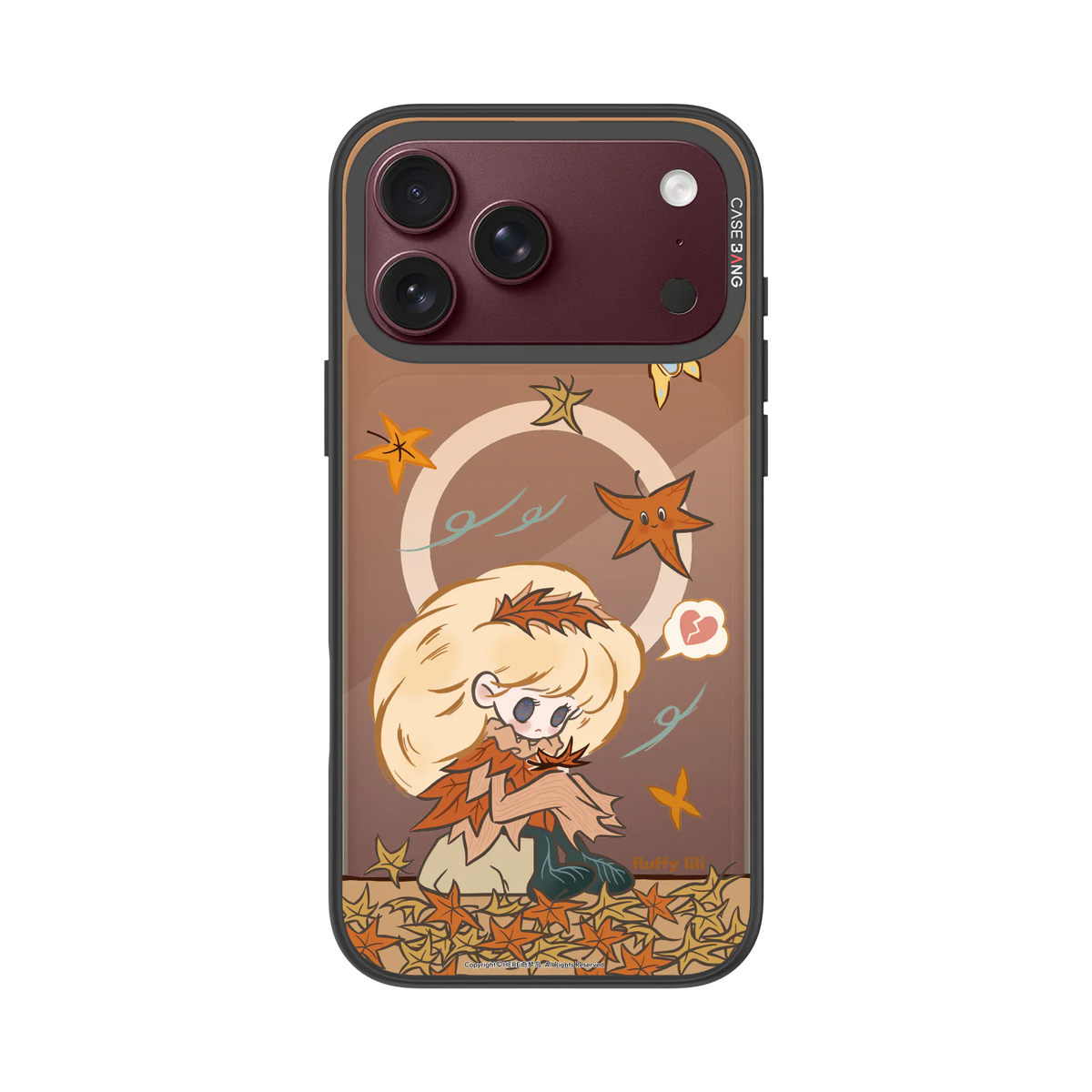 Autumn Maple Whisper Snap-On Phone Case — iPhone 18 Pro Max — Complete Case Set
