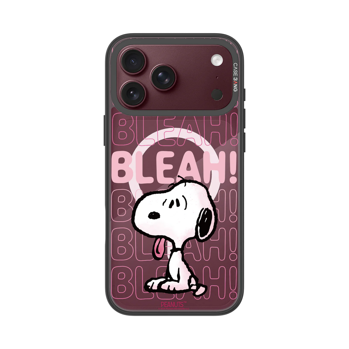 Snoopy Bleah Snap-On Phone Case — iPhone 18 Pro Max — Complete Case Set