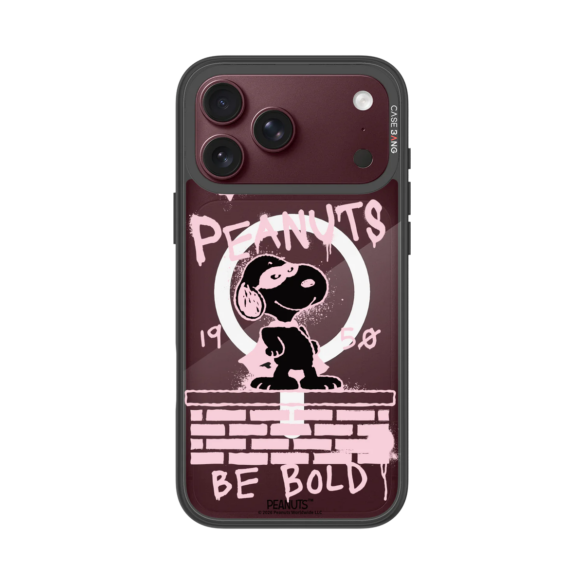 Be Bold Snoopy Snap-On Phone Case — iPhone 18 Pro Max — Complete Case Set