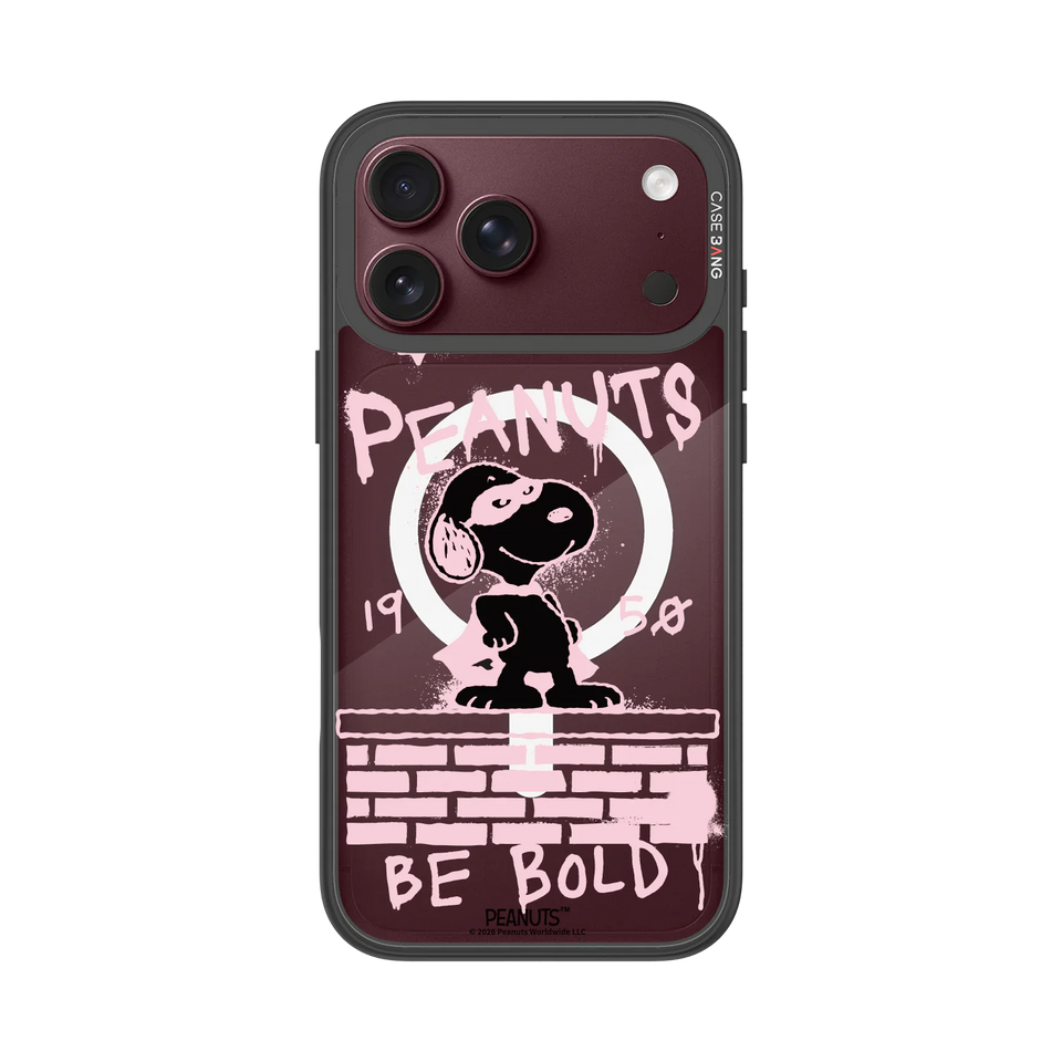 Be Bold Snoopy Snap-On Phone Case — iPhone 18 Pro Max — Complete Case Set