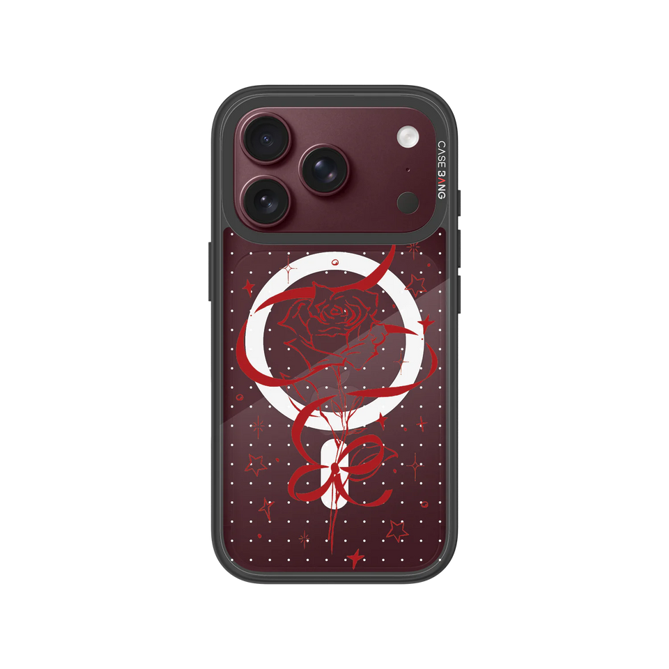 Dancing Rose Snap-On Phone Case — iPhone 18 Pro — Complete Case Set