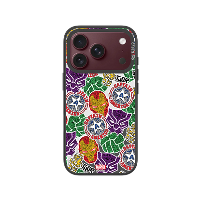 Big Head Avengers Snap-On Cover — iPhone 18 Pro — Complete Case Set