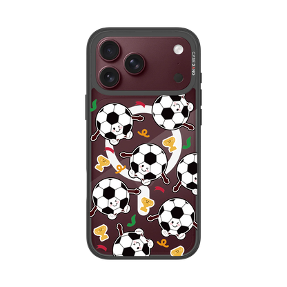 Vibrant Football Snap-On Phone Case — iPhone 18 Pro Max — Complete Case Set