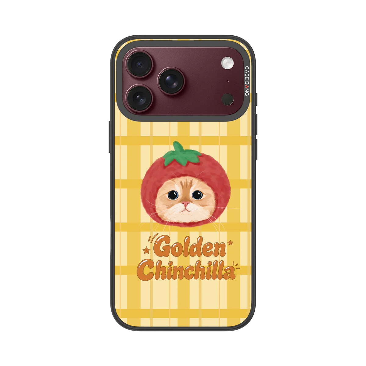 Golden Chinchilla Snap-On Phone Case — iPhone 18 Pro Max — Complete Case Set