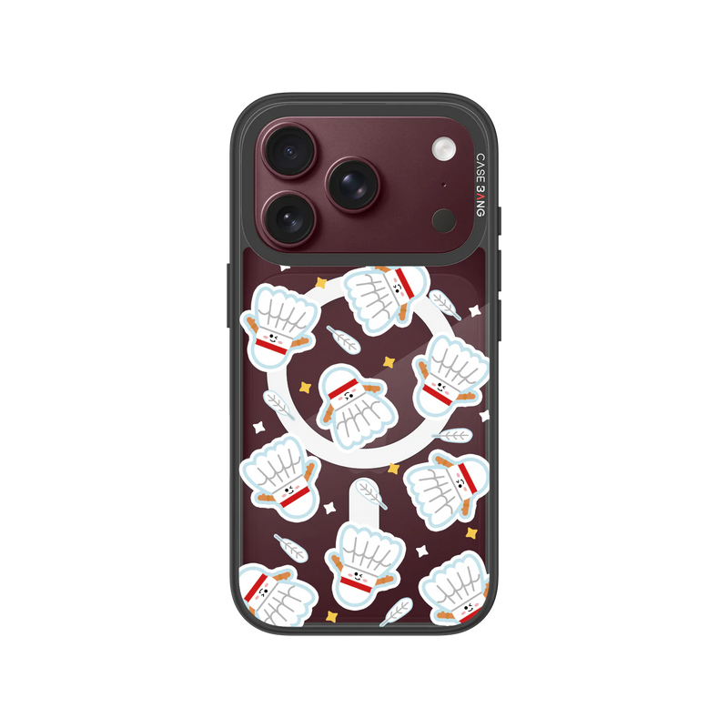 Freestyle Badminton Snap-On Phone Case — iPhone 18 Pro — Complete Case Set