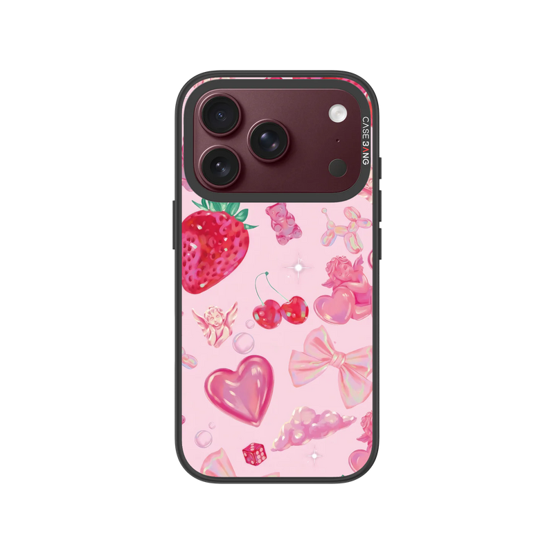 Vintage Strawberry Snap-On Phone Case — iPhone 18 Pro — Complete Case Set