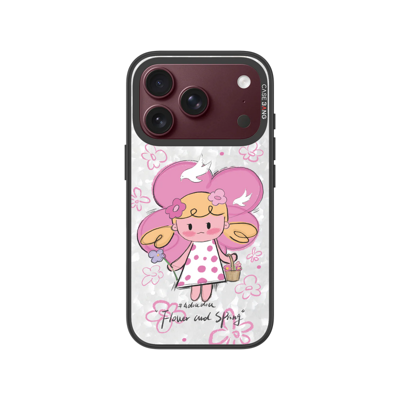Flower and Spring Snap-On Phone Case — iPhone 18 Pro — Complete Case Set