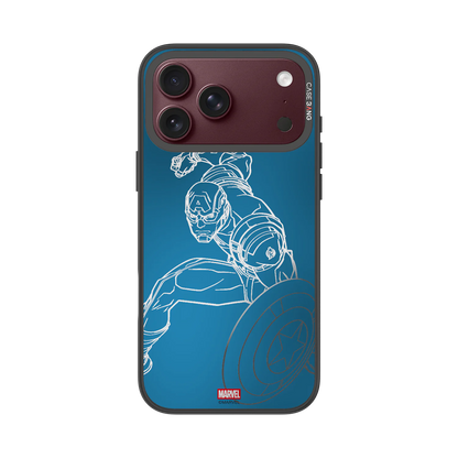 Captain America Snap-On Phone Case — iPhone 18 Pro Max — Complete Case Set
