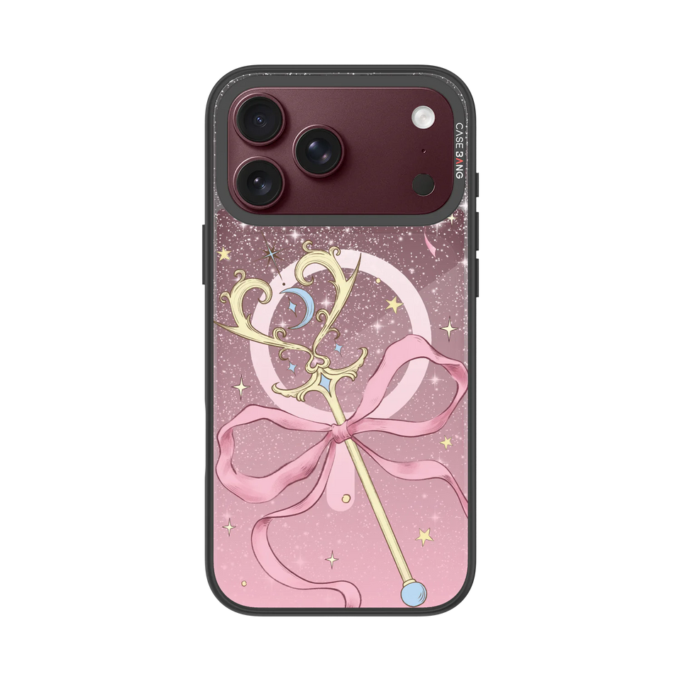 Magic Wand Bow Snap-On Phone Case — iPhone 18 Pro Max — Complete Case Set