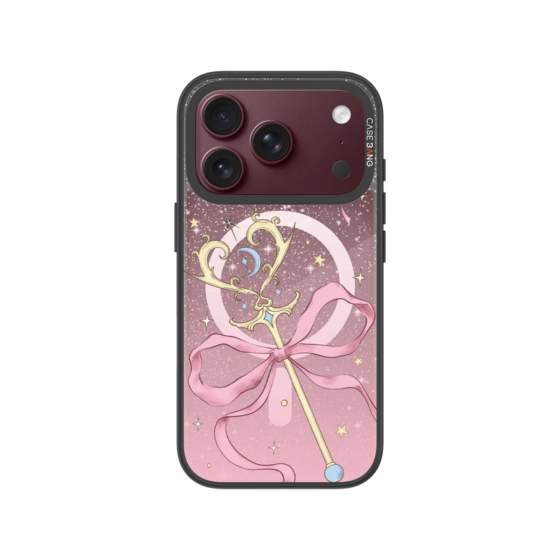 Magic Wand Bow Snap-On Phone Case — iPhone 18 Pro — Complete Case Set