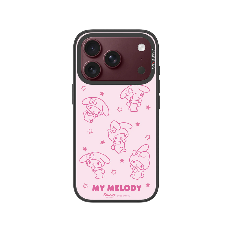 Star Melody Snap-On Cover — iPhone 18 Pro — Complete Case Set