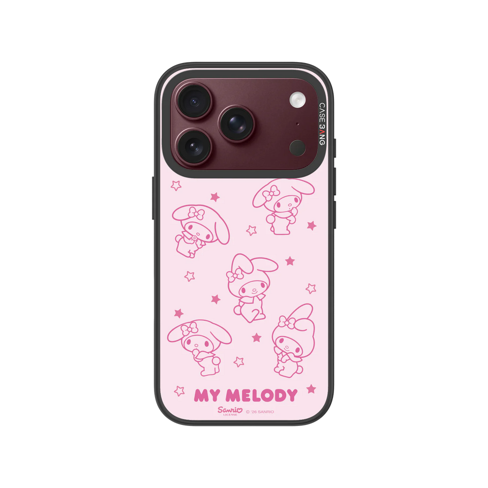 Star Melody Snap-On Cover — iPhone 18 Pro — Complete Case Set