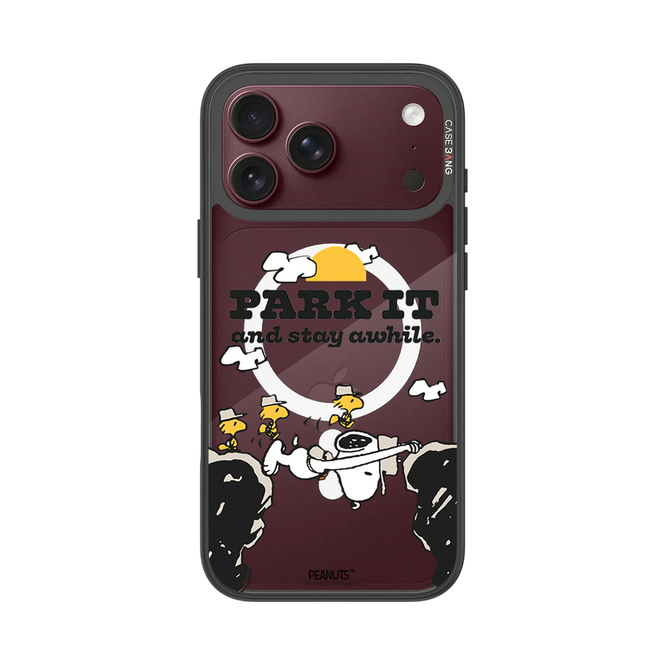 Snoopy Park Day Snap-On Cover — iPhone 18 Pro Max — Complete Case Set