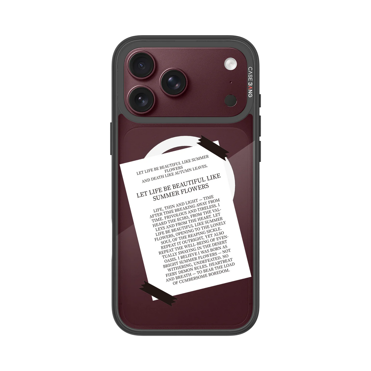 Letters to Life Snap-On Phone Case — iPhone 18 Pro Max — Complete Case Set