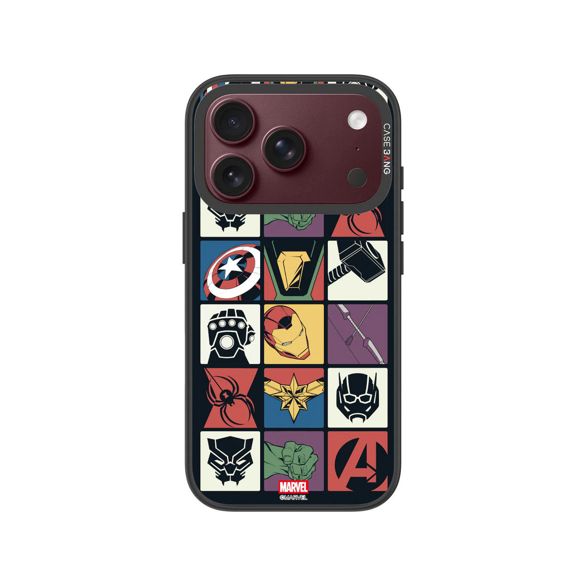 Avengers Icon Snap-On Cover — iPhone 18 Pro — Complete Case Set