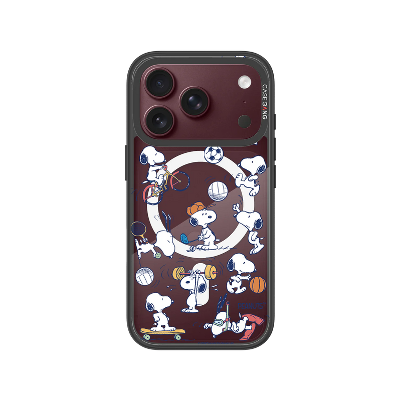 Snoopy Sports Party Snap-On Cover — iPhone 18 Pro — Complete Case Set