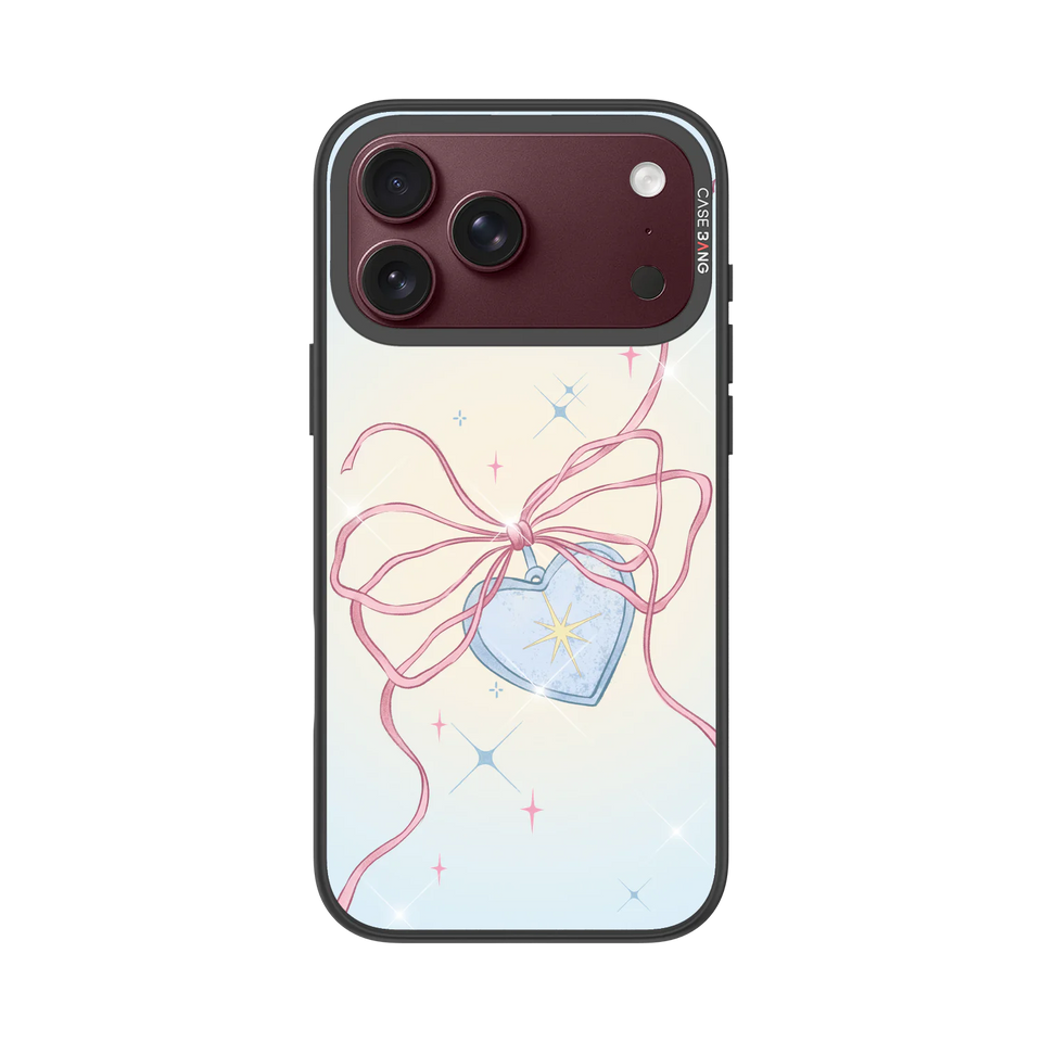 Diamond Bow Snap-On Phone Case — iPhone 18 Pro Max — Complete Case Set