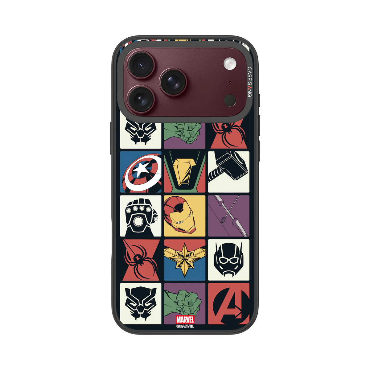 Avengers Icon Snap-On Cover — iPhone 18 Pro Max — Complete Case Set