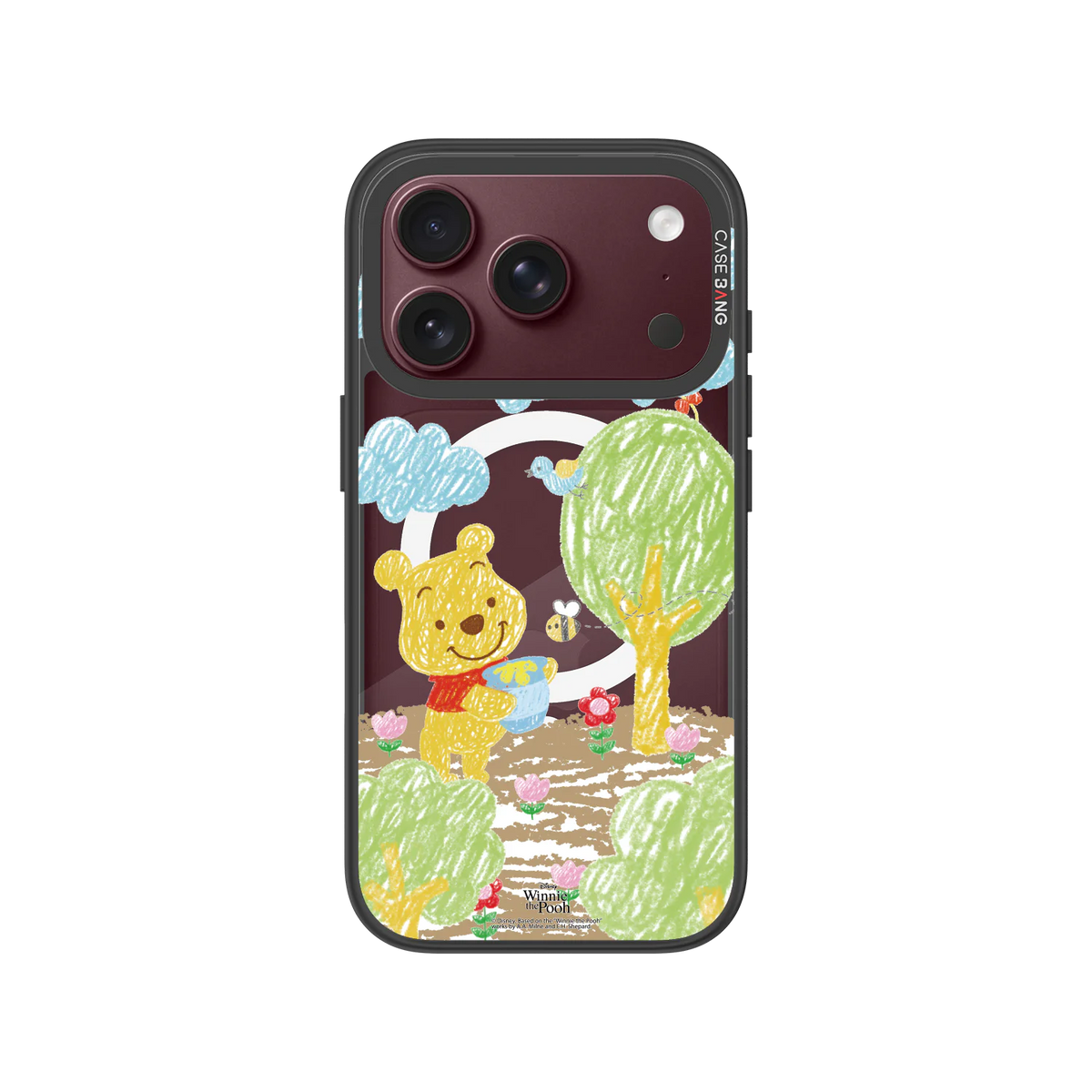 Crayon Pooh Snap-On Cover — iPhone 18 Pro — Complete Case Set