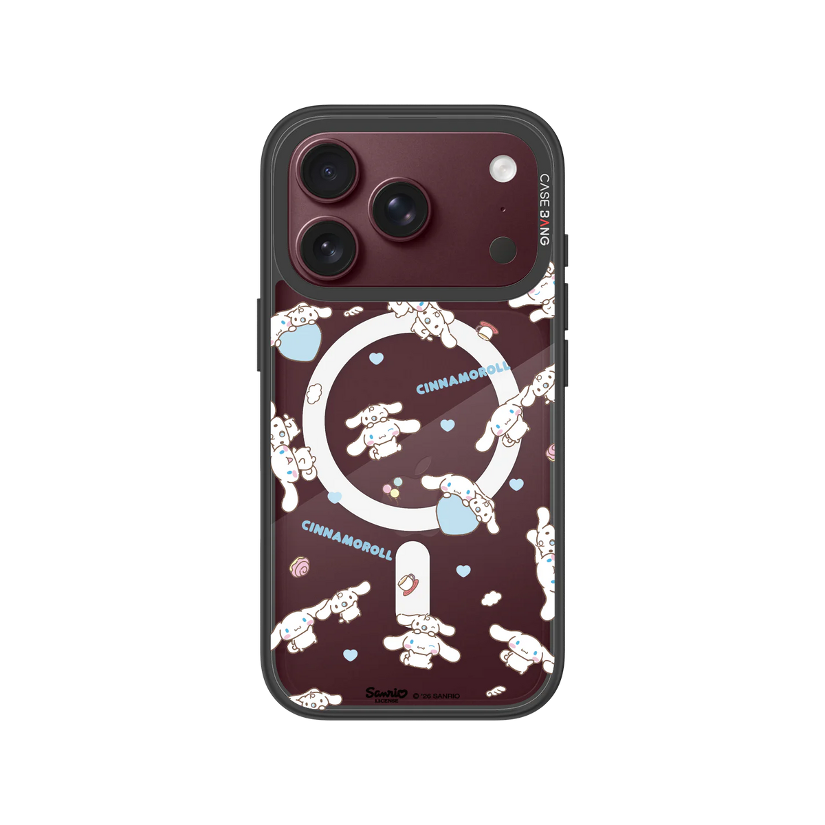 Cinnamoroll Confetti Snap-On Phone Case — iPhone 18 Pro — Complete Case Set