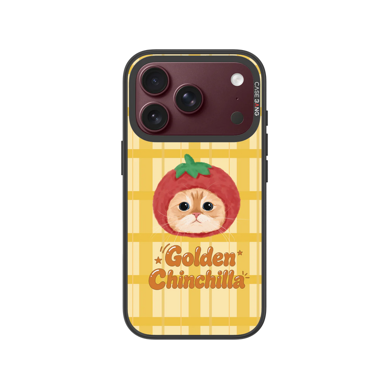 Golden Chinchilla Snap-On Phone Case — iPhone 18 Pro — Complete Case Set