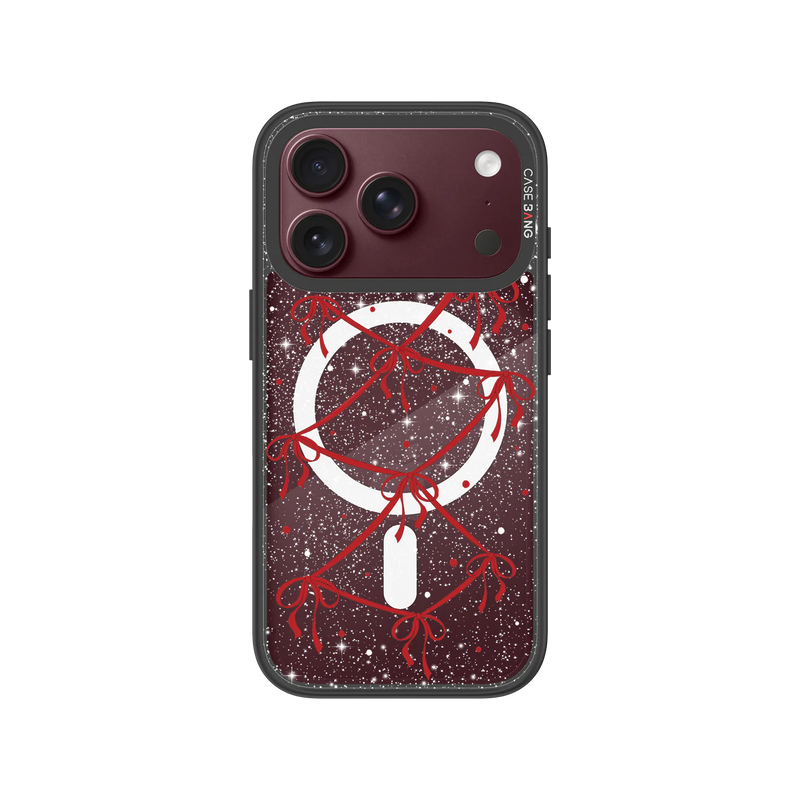 Ribbon Bow Snap-On Phone Case — iPhone 18 Pro — Complete Case Set