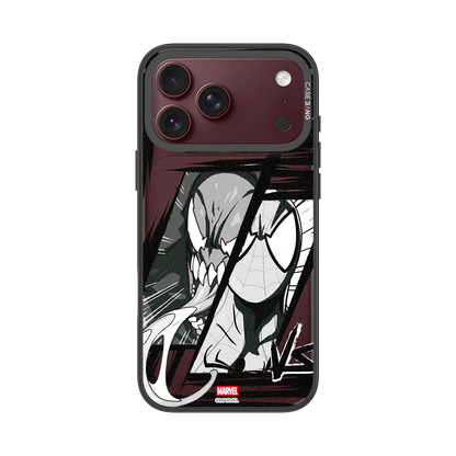 Spider Man Sketch Snap-On Phone Case — iPhone 18 Pro Max — Complete Case Set