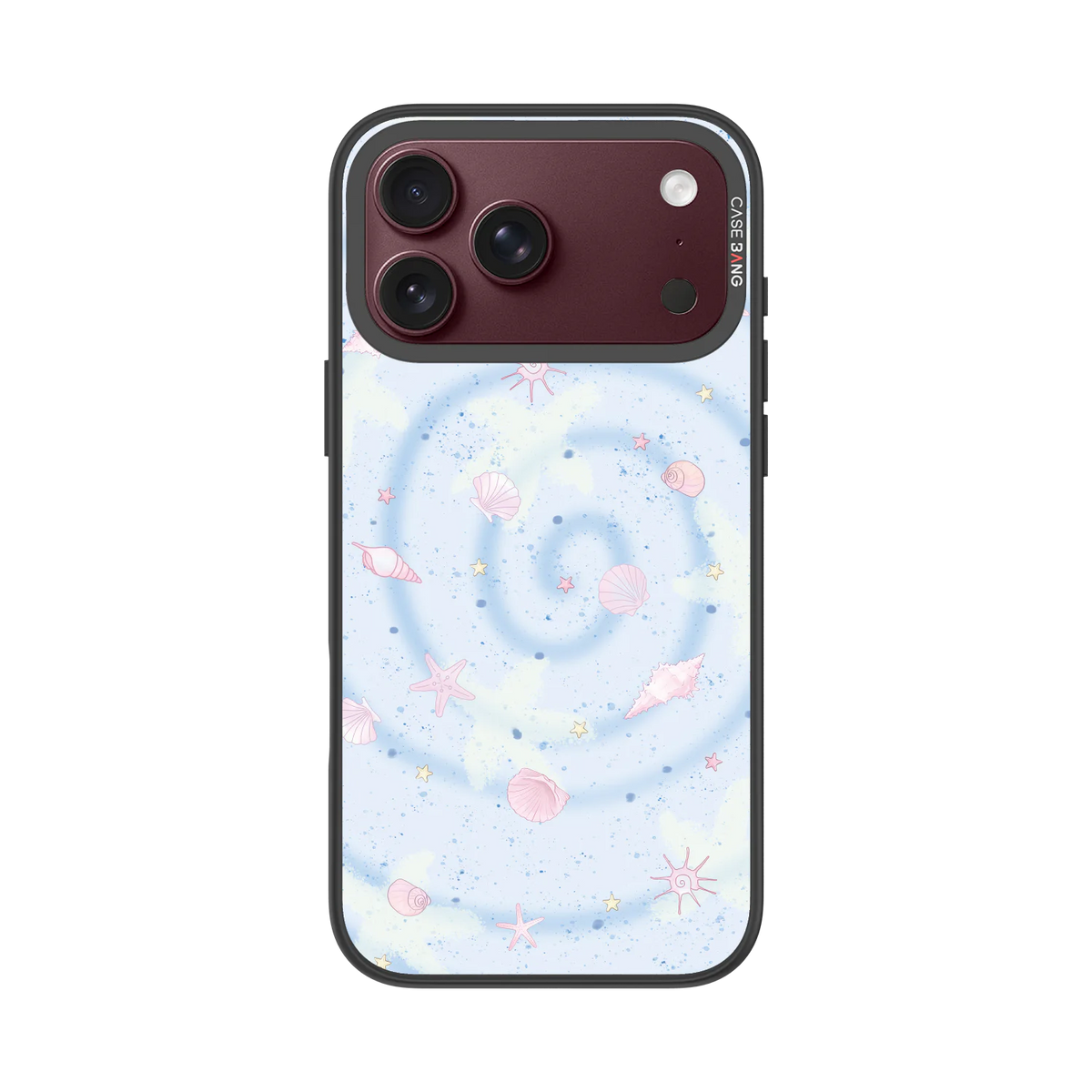 Swirly Shells Snap-On Phone Case — iPhone 18 Pro Max — Complete Case Set