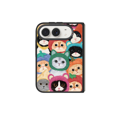 Cat Parade Snap-On Phone Case — iPhone Duo — Complete Case Set