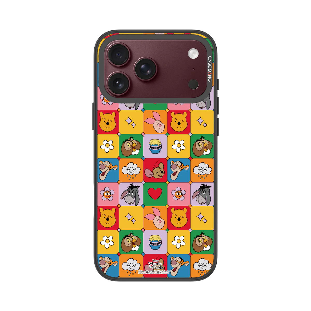 Pooh Match Game Snap-On Cover — iPhone 18 Pro Max — Complete Case Set