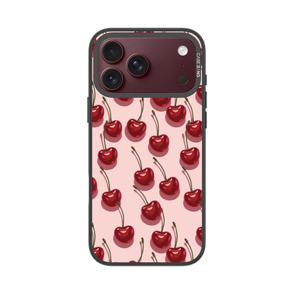 Red Cherry Snap-On Phone Case — iPhone 18 Pro Max — Complete Case Set