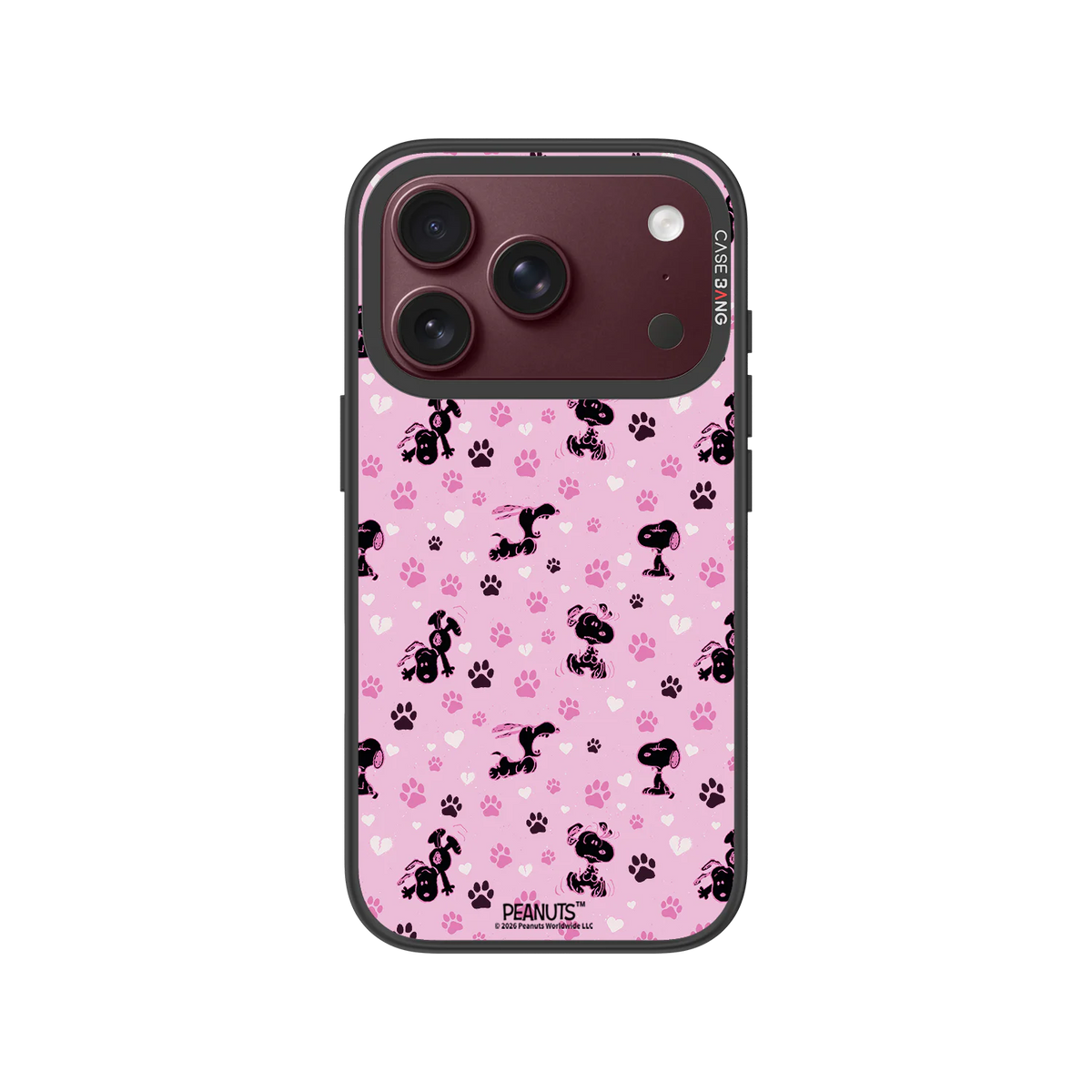 Snoopy Paw Prints Snap-On Phone Case — iPhone 18 Pro — Complete Case Set