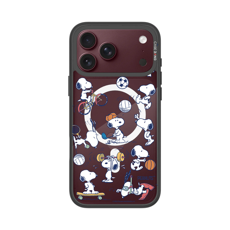 Snoopy Sports Party Snap-On Cover — iPhone 18 Pro Max — Complete Case Set