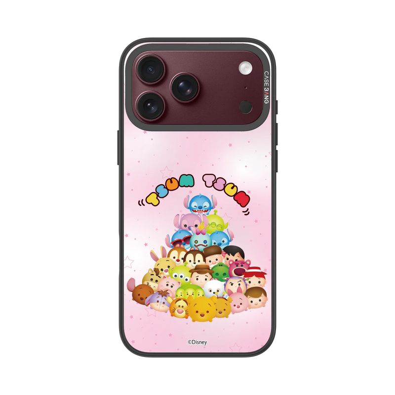 Tsum Stack Pink Snap-On Phone Case — iPhone 18 Pro Max — Complete Case Set