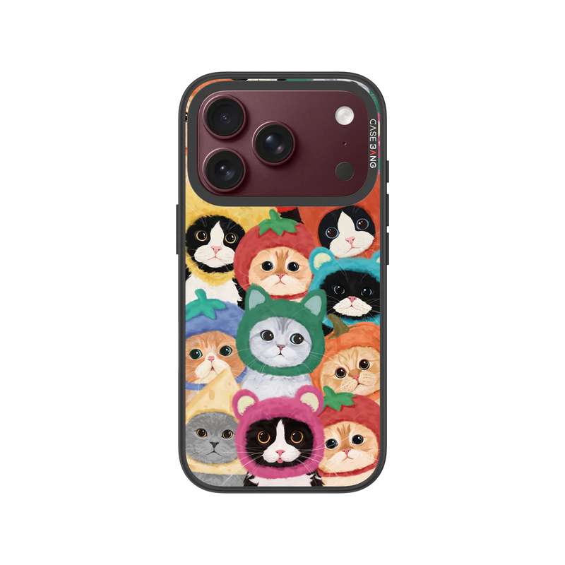 Cat Parade Snap-On Phone Case — iPhone 18 Pro — Complete Case Set