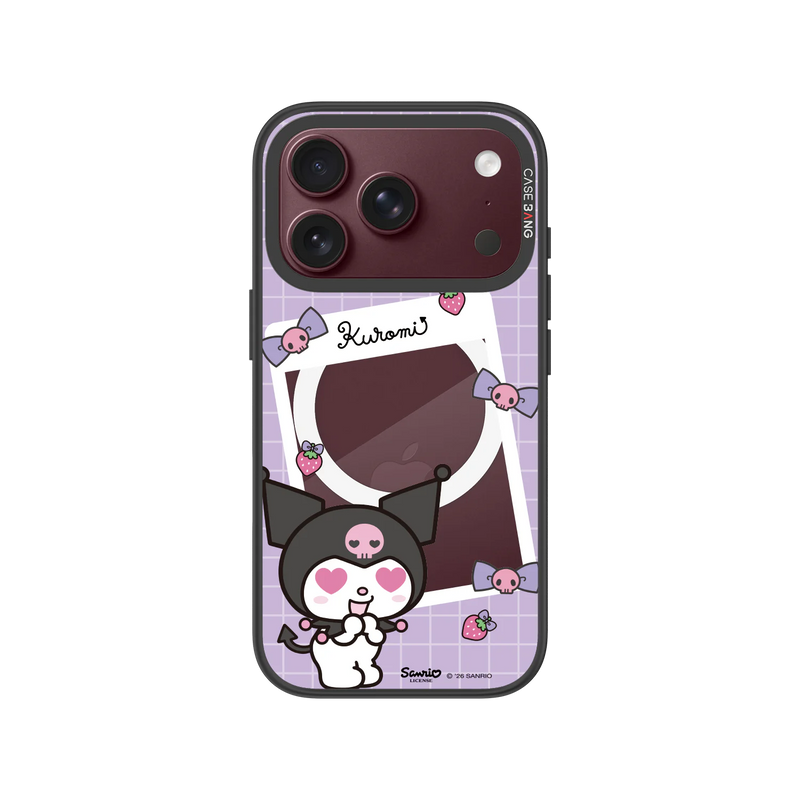 Purple Kuromi Letter Snap-On Phone Case — iPhone 18 Pro — Complete Case Set