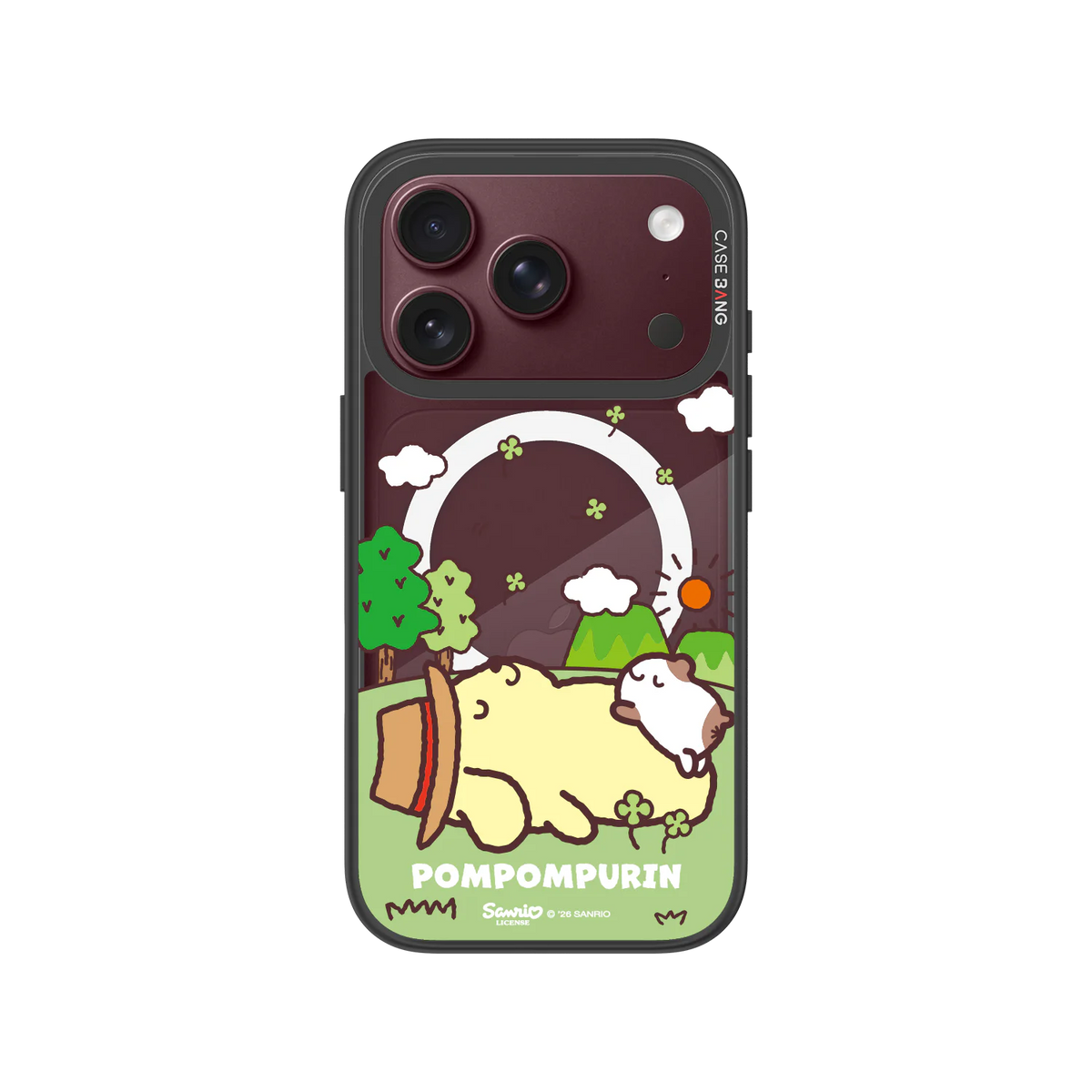 Spring Vibes Pompom Snap-On Phone Case — iPhone 18 Pro — Complete Case Set