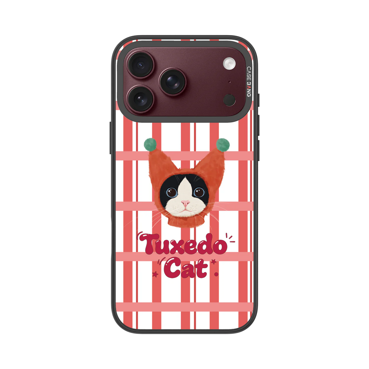 Tuxedo Cat Snap-On Phone Case — iPhone 18 Pro Max — Complete Case Set